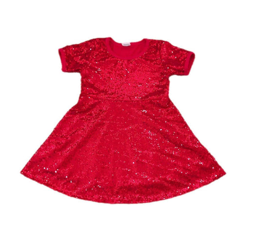 ᴡᴇᴇᴋʟʏ ᴘʀᴇ ᴏʀᴅᴇʀ Valentine's Day Red Sequin Dress