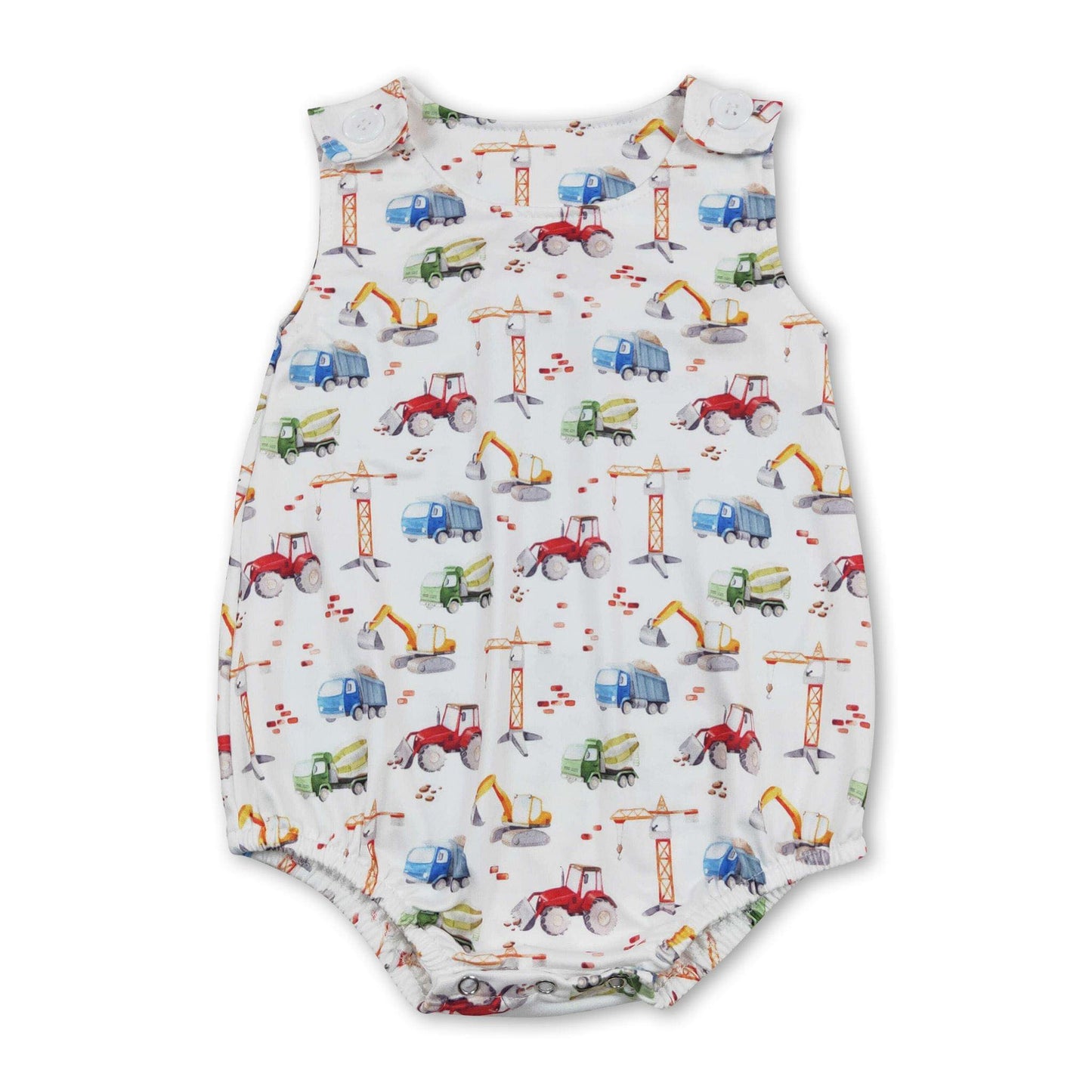 ᴡᴇᴇᴋʟʏ ᴘʀᴇ ᴏʀᴅᴇʀ Trucks Bubble Romper