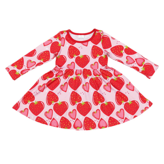 ᴡᴇᴇᴋʟʏ ᴘʀᴇ ᴏʀᴅᴇʀ Valentine's Day Strawberry Hearts Dress