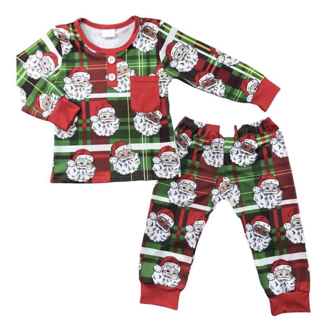 ᴡᴇᴇᴋʟʏ ᴘʀᴇ ᴏʀᴅᴇʀ Bamboo Christmas Multicultural Santa Pajamas