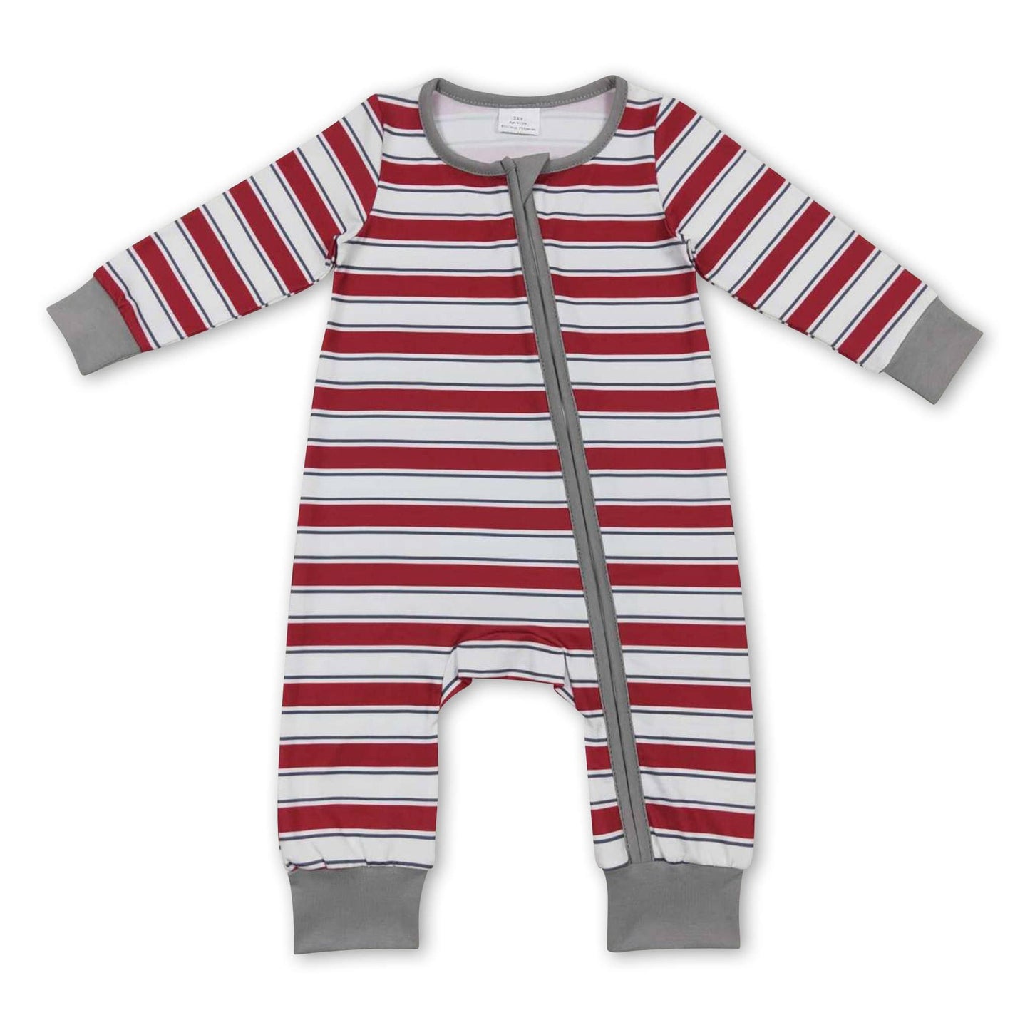 Christmas Red Stripes Zippie: Pre-Order