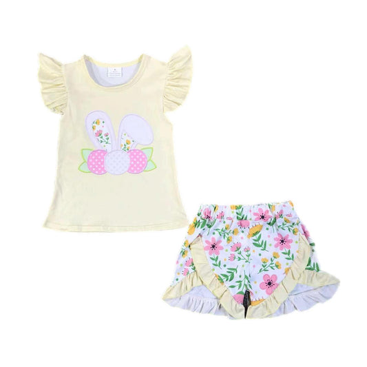 ᴡᴇᴇᴋʟʏ ᴘʀᴇ ᴏʀᴅᴇʀ Easter Ruffle Shorts Set