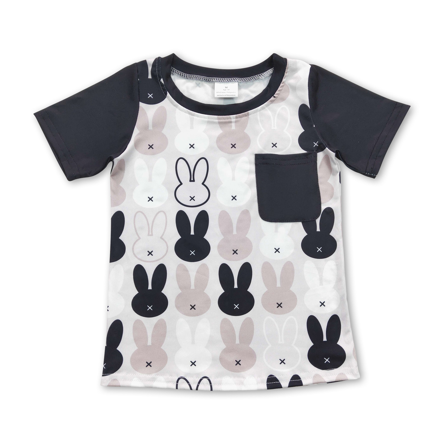 ᴡᴇᴇᴋʟʏ ᴘʀᴇ ᴏʀᴅᴇʀ Easter Monochrome Bunnies Tee