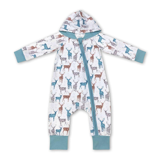 ᴡᴇᴇᴋʟʏ ᴘʀᴇ ᴏʀᴅᴇʀ Hooded Deer Zippie