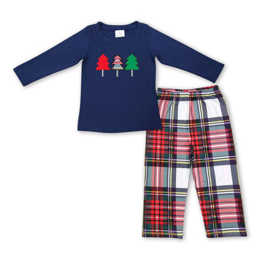 Christmas Trees Plaid Set: Pre-Order