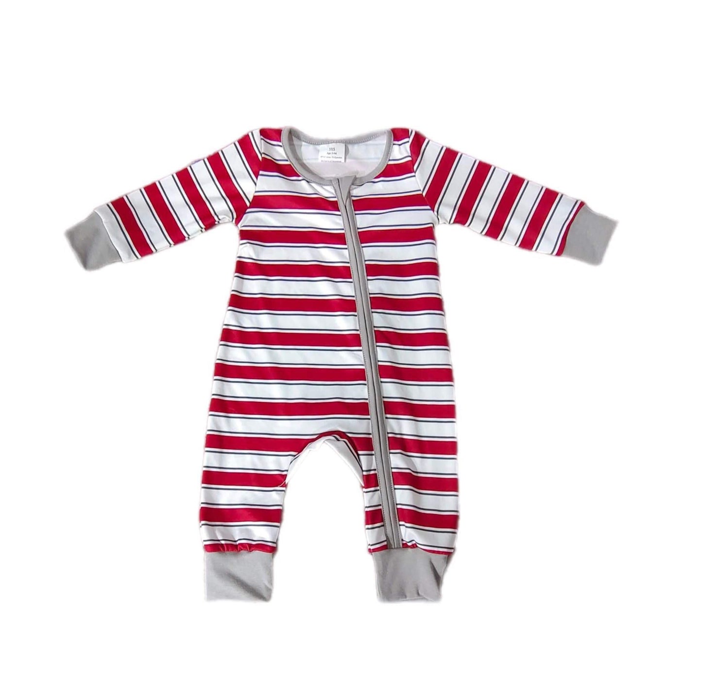 Christmas Striped Zippie: Pre-Order