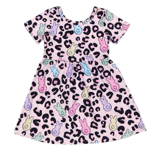 ᴡᴇᴇᴋʟʏ ᴘʀᴇ ᴏʀᴅᴇʀ Easter Bunny Leopard Dress