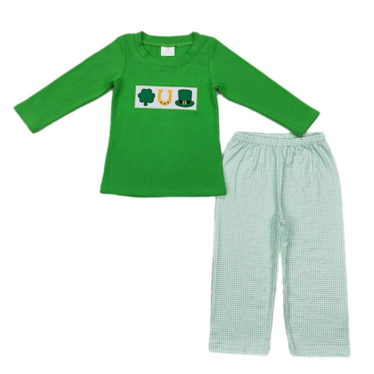 ᴡᴇᴇᴋʟʏ ᴘʀᴇ ᴏʀᴅᴇʀ St Patrick's Day Embroidered Set