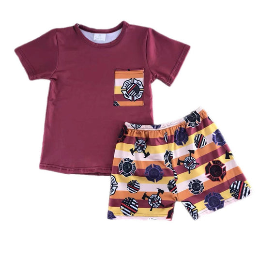 ᴡᴇᴇᴋʟʏ ᴘʀᴇ ᴏʀᴅᴇʀ Firefighters Shorts Set