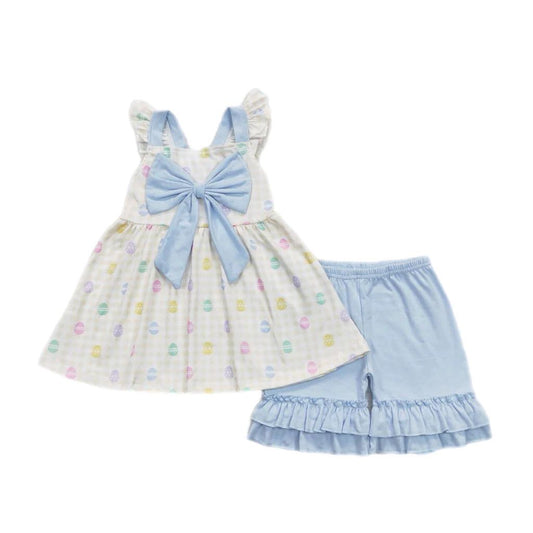 ᴡᴇᴇᴋʟʏ ᴘʀᴇ ᴏʀᴅᴇʀ Easter Bow Back Ruffle Shorts Set