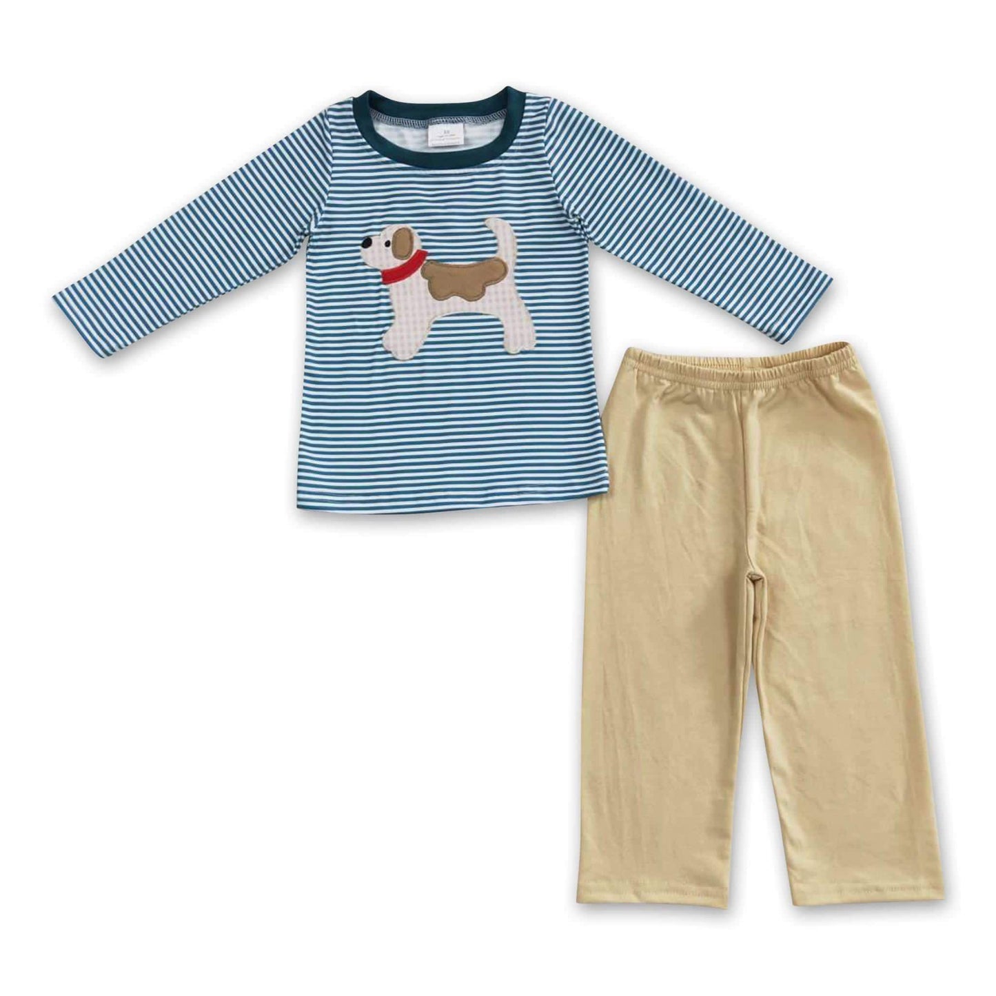 ᴡᴇᴇᴋʟʏ ᴘʀᴇ ᴏʀᴅᴇʀ Embroidered Puppy Pants Set