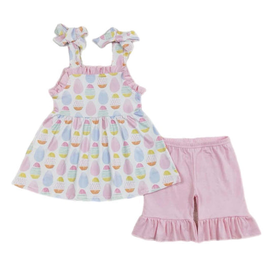 ᴡᴇᴇᴋʟʏ ᴘʀᴇ ᴏʀᴅᴇʀ Easter Egg Ruffle Shorts Set