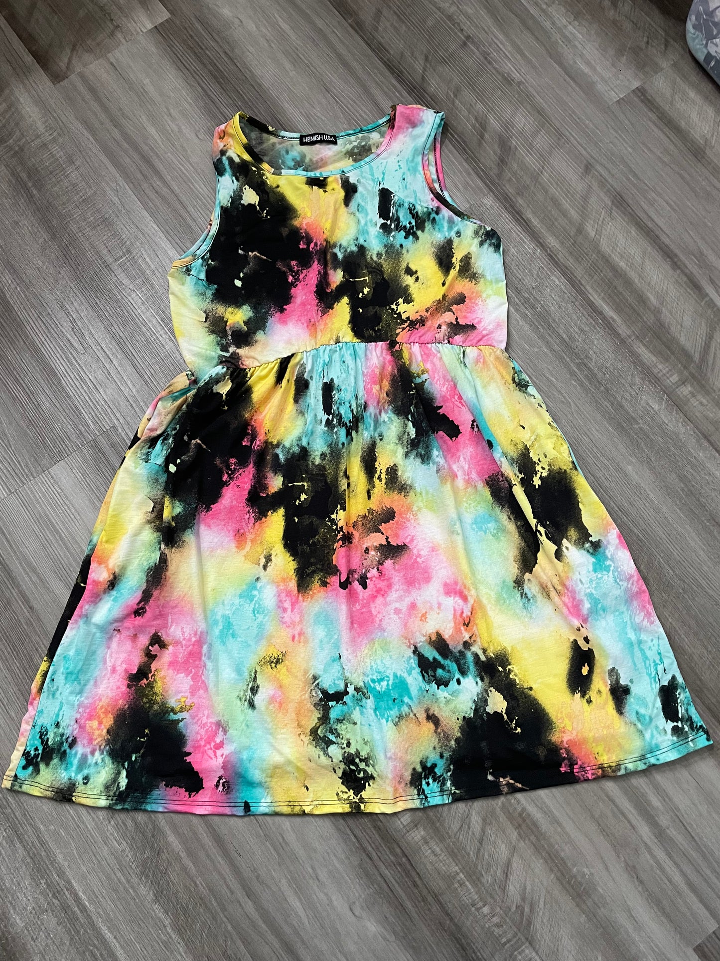 Small *4 available*  Tie Dye Dress with Pockets Adult ʀᴇᴀᴅʏ ᴛᴏ ꜱʜɪᴘ!